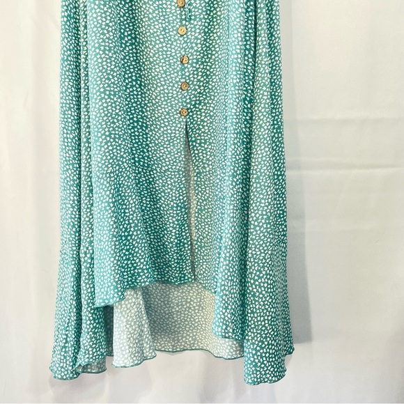 BROVAVE Womens Casual Boho Sundress Size Small Spaghetti Strap V Neck Midi Dress - Picture 3 of 10